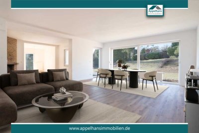 EFH-Charakter: Großzügige Wohnung mit Garten !