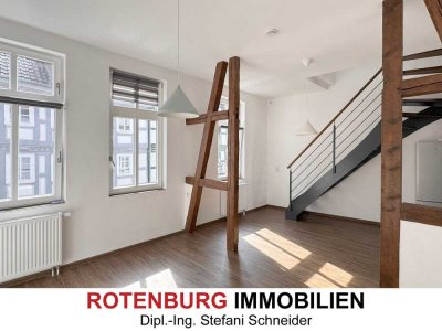 Maisonette-Wohnung mit Einbauküche in sanierter Stadtvilla in bester Innenstadtlage in Rotenburg