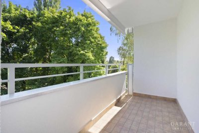 Helle, gepflegte 1 Zimmer-Wohnung mit Balkon, teilmöbliert!