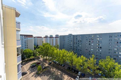 Bezugsfreie 1-Zimmer-Wohnung mit tollem Ausblick aus der 8. Etage