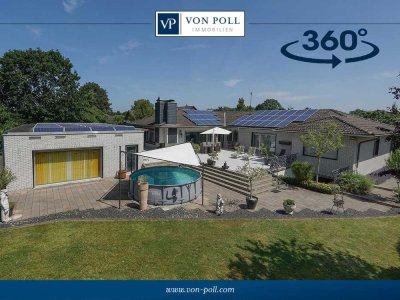 Luxuriöser Bungalow in Feldrandlage – Großzügiges Familienanwesen mit Geschichte und Charakter