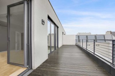 Penthouse I ca. 30 qm Terrasse I ab 01.10 I 2 Schlafzimmer I Gas-Kamin I TG optional