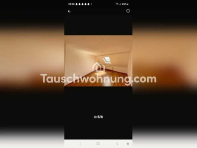 Tauschwohnung: Zentrale Dachgeschoss Wohnung