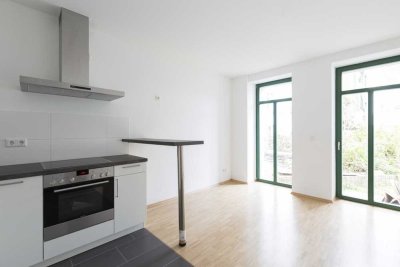 Singlewohnung mit hochwertiger Einbauküche im schönen Lindenau