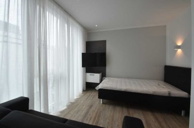 Möbliertes Penthouse-Apartment, mit Schreibtisch, Balkon - zentral in Offenbach ab 01.12.2025