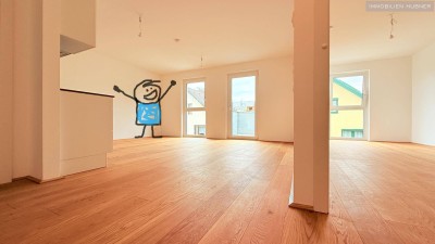 Feinstes Balkonien/Essling, in deckengekühlter Ruhelage ca. 51m2 (weitere 2 Zimmer mit Balkon frei), Stellplatz möglich