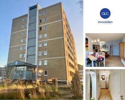 Helle 2-Zimmer-Wohnung in Büsum mit Loggia und Dachterrassennutzung