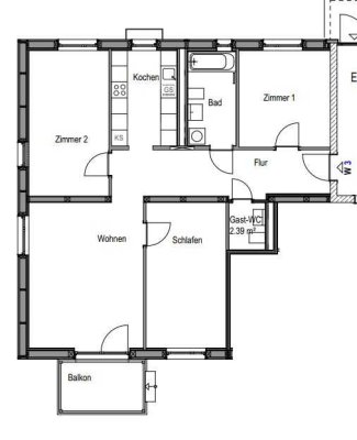 großzügige 4-Zimmer Familien-Neubau-Wohnung