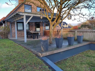 Gepflegtes 2 Familienhaus mit 3 Zimmern, Garten, Terrasse und Carport in der Nähe von Bremervörde