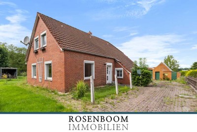 Ihlow: Naturnahes Landarbeiterhaus in Feldrandlage