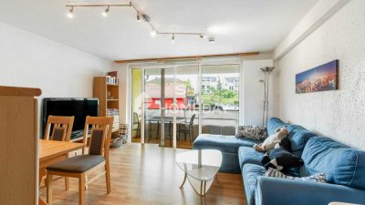 Lichtdurchflutete 3-Zimmer-Wohnung mit Kaminofen und Sonnenloggia