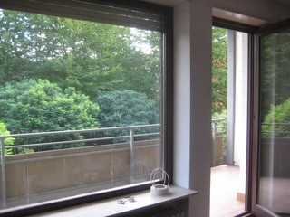 Stilvolle 1-Raum-Souterrain-Wohnung mit Balkon und Einbauküche in Heidelberg