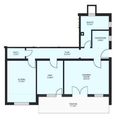 Attraktive 3-Zimmer Wohnung mit Terasse in Aidlingen