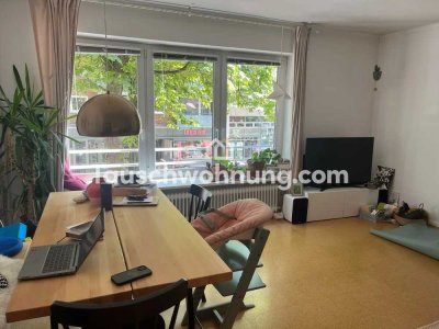 Tauschwohnung: Schöne 2-Zi. Wohnung im Zentrum Eimsbüttels mit Balkon