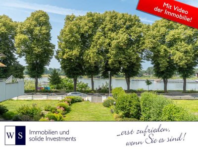 Erste Rheinlage, unverbaubarer Blick - ein Angebot, das seltener kaum sein kann!