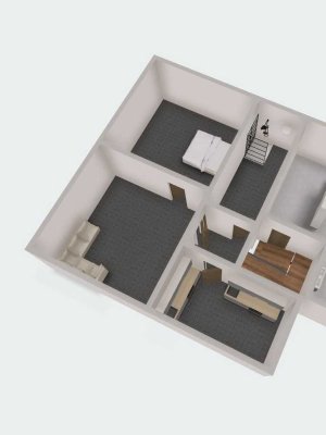 Neu Renovierte 2 Zimmer - Wohnung in zentraler Lage, 100 Meter zur S-Bahn