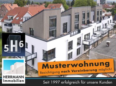 5H6 - Exklusive und einzigartige Penthouse-Wohnung mit großer Dachterrasse und 2 Pkw-Stellplätzen