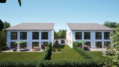 Projektierte, familienfreundliche DHH mit Dachterrasse