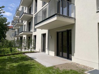 Hochwertige Neubauwohnung mit Terrasse und grüner Umgebung im lebendigen Stadtteil Sudenburg