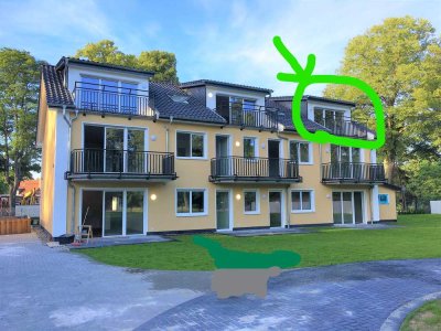 Geschmackvolle, neuwertige 2-Zimmer-Dachgeschosswohnung mit geh. Innenausstattung mit Balkon