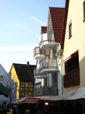 Gepflegte 4-Zimmer-Wohnung mit Balkon und Einbauküche in Gaildorf