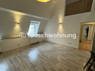 Tauschwohnung: Großzügige Maisonettewohnung mit hoher Decke und Galerie