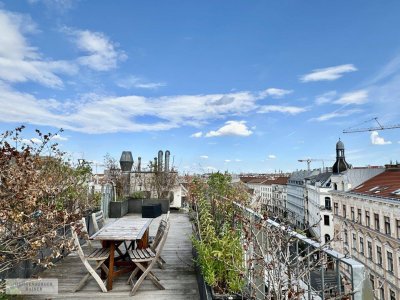 PENTHOUSE MIT TRAUMHAFTEN TERRASSEN /// BIS ZU 4 SCHLAFZIMMER, 3 BÄDER /// ALSER STRASSE, ELTERLEINPLATZ