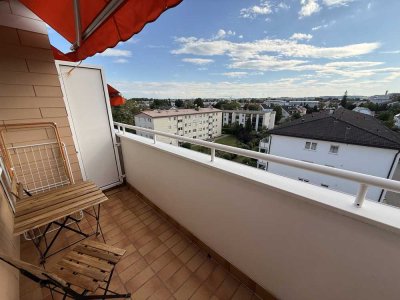 Furnished 2-Room Apartment – Newly Renovated with Large Balcony and Panoramic Alpine View