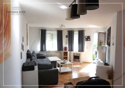 GUT VERMIETETE 2-ZIMMER-WOHNUNG MIT BALKON UND TG-STELLPLATZ IN RUHIGER WOHNGEGEND