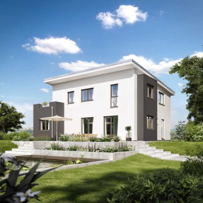 Klare Linien, lichtdurchfluteter Neubau mit einem besonderen Flair aus dem Hause Bien Zenker inkl. B