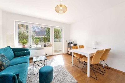 Geschmackvolle 2-Zimmer-Wohnung mit zweiseitigem Balkon in grüner Bestlage