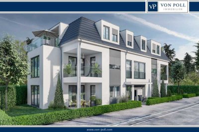 Neubau Erdgeschosswohnung | KfW 40 + QNG | ca. 98 m² | 3ZKB | Terrasse & Garten | Carport | Zentrum