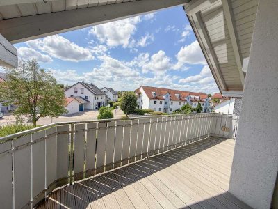 Lichtdurchflutete 5-Zi-Wohnung m. 2 Bäder, Balkon u. EBK – Viel Potential zur Selbstgestaltung