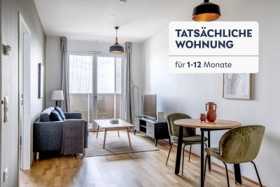 Neubau 2 Zi mit Freifläche, dazu schöner Ausblick über Wien mit Gym, Wellness, U3 Gasometer (VIE305)