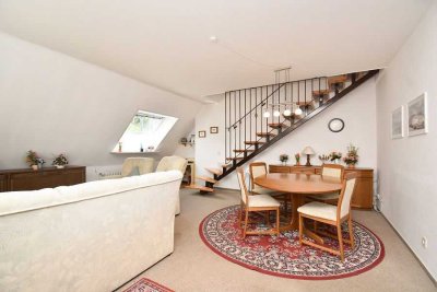 Helle 3-Zimmer-Maisonettewohnung mit Balkon und Tiefgaragenstellplatz in ruhiger Lage...