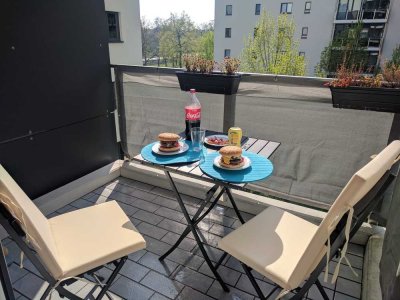 Stilvolle 2-Zimmer-Wohnung mit Balkon und Einbauküche in Darmstadt