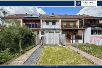 Top gepflegtes Reihenhaus mit Extra-Grundstück inkl. Garage und Nebengebäude