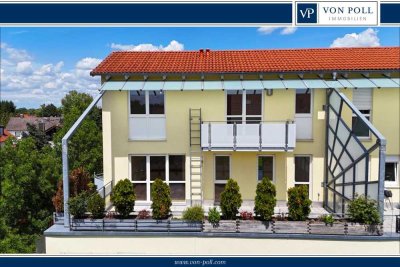 Über den Dächern von Ismaning - gepflegte Maisonette - Dachgeschosswohnung mit Aufzug