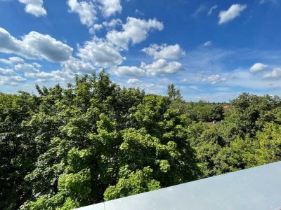 Traumhafte Dachterrassenwohnung mit Blick über die Dächer von Gräfelfing/Lochham
