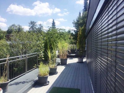 Exklusive Penthouse-Wohnung mit umlaufender Dachterrasse in attraktiver Wohnlage