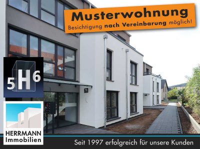 5H6 - Große 4-Zimmer-Neubau-Wohnung im EG mit Gartenanteil