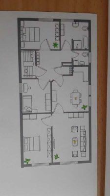 Helle OG/DG-Wohnung 97m² (107m²) in Ehmen