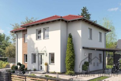 So gut kann sich energiesparender Neubau mit einem Fertighaus in Schwarzenbruck anfühlen