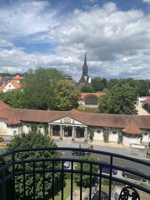 Helle 3,5-Zimmer-Wohnung mit 5 kleinen Balkonen in Bad Nauheim