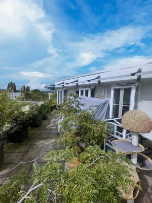 Penthouse // gr. Sonnenterrasse // Blick // Klimaanlage