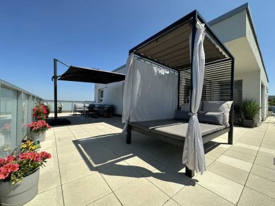 Außergewöhnliche und sonnige Penthousewohnung mit Blick über Aalen