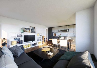 Kleiner Gartenanteil inklusive! Energieeffiziente Neubau-Erdgeschoss-Eigentumswohnung