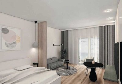 Exklusive 2 Zimmer Neubauwohnung mit Stellplatz und Einbauküche