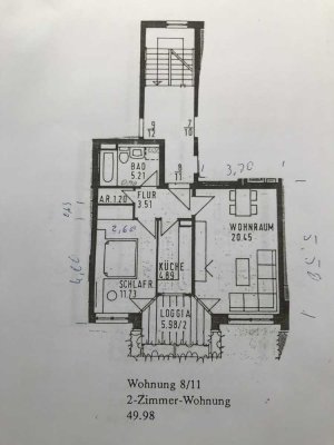 2-Zimmer-Wohnung mit Balkon und Tiefgarage in Hannover