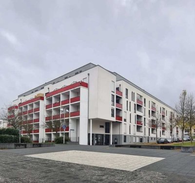 2-Raum-Penthouse-Wohnung mit gehobener Innenausstattung mit Balkon und EBK im Studentenwohnheim